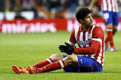 Diego Costa en un lance de partido.