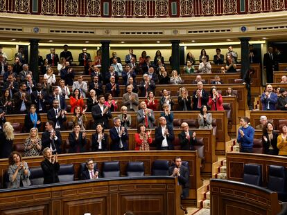 Pleno en el Congreso de los diputados este jueves.