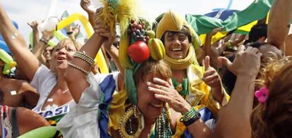 Los brasileños salieron a la calle para festejar la elección de Río