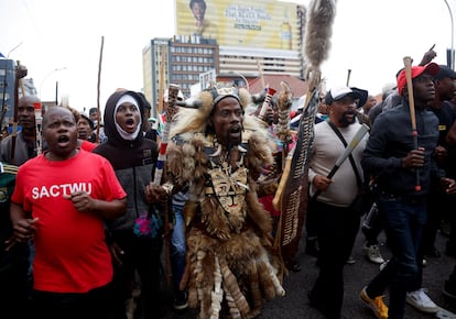 Thousands of people march against immigrants in South Africa after the ultimatum of racist groups to expel them from the country is fulfilled | International