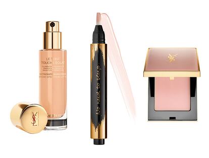 Maquillaje Touche Éclat Le Teint, corrector Touche Éclat, Touche Éclat Blur Perfector, de Yves Saint Laurent.