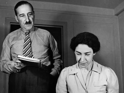 El escritor Stefan Zweig y su mujer, Lotte Altmann.