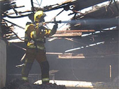 Incendio en Alcosser