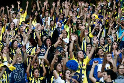 Aspecto de las gradas del estadio del Fenerbahçe.