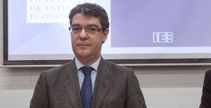 El ministro de Energía, Álvaro Nadal, hoy en Madrid.