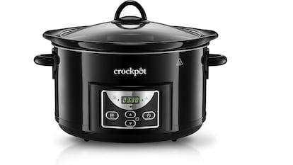 Olla de coccin lenta de la marca Crockpot, con consola digital y capacidad de 4,5 litros.