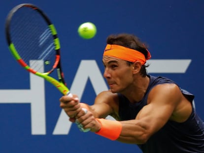 Rafa Nadal, en el US Open. 