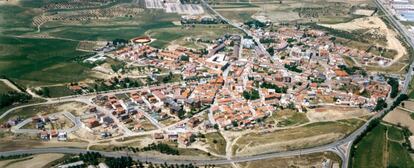 Vista a&eacute;rea de Loeches.