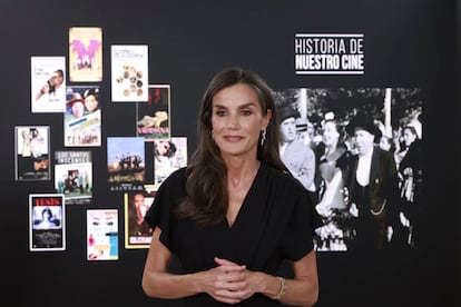 La reina Letizia felicita este viernes al programa de La 2 de TVE 'Historia de nuestro cine' por sus 10 años de emisión.