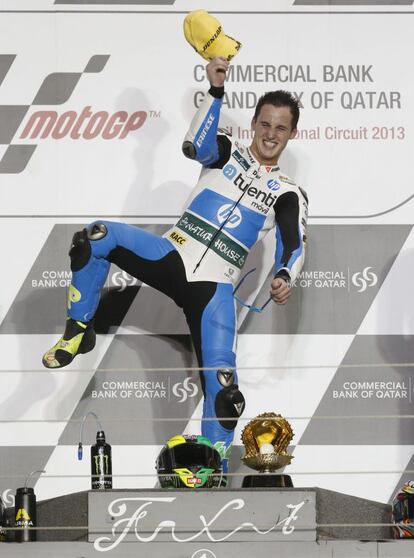 Pol Espargaro celebra su victoria en Moto2