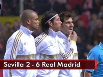Sevilla, 2 - Real Madrid, 6
