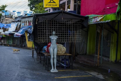 La Mesilla, Huehuetenango, Guatemala, marca la frontera con México en la carretera panamericana, que se ha convertido en los últimos años antes de la pandemia en una de las rutas más populares para migrantes desde Centroamérica que buscan asilo o nuevas oportunidades en Estados Unidos.  