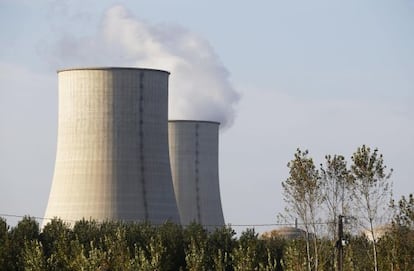 A central nuclear de Golfech, no sudoeste da França, que foi sobrevoada por drones não identificados.