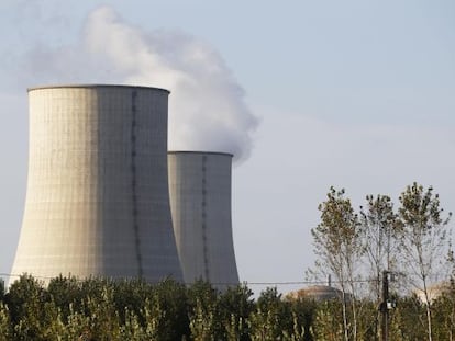 A central nuclear de Golfech, no sudoeste da França, que foi sobrevoada por drones não identificados.