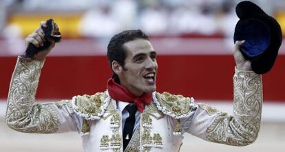El diestro Pepe Moral, en la pasada Feria de San Fermín.