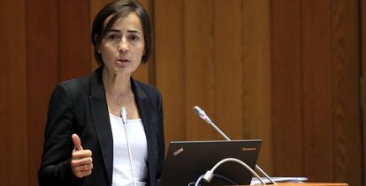 La exdirectora general de Tráfico, María Seguí, en una imagen del pasado junio.