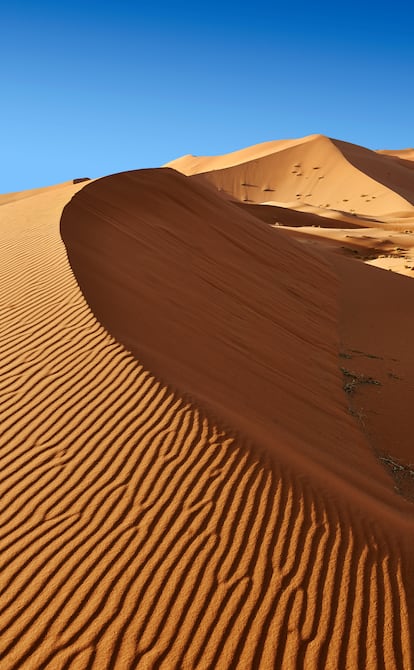 Las dunas de Erg Chebbi en Merzouga, Marruecos