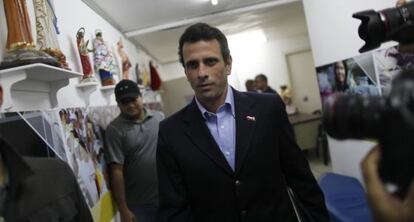 Henrique Capriles este viernes en Caracas