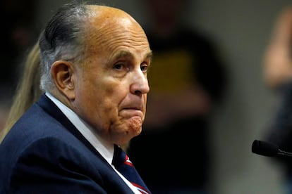 Rudy Giuliani, exabogado de Donald Trump, en noviembre de 2020.