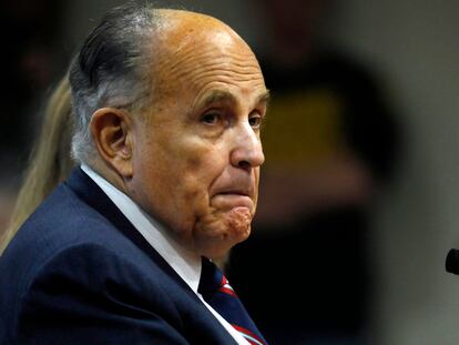 Rudy Giuliani, exabogado de Donald Trump, en noviembre de 2020.