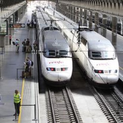 Vista de una estación de Renfe