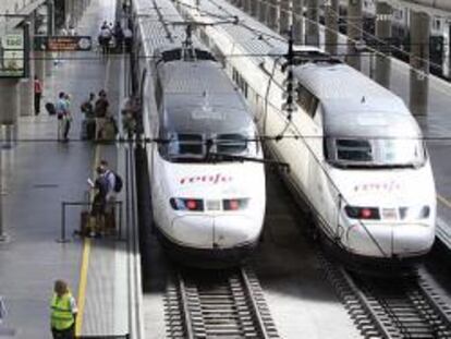 Vista de una estación de Renfe