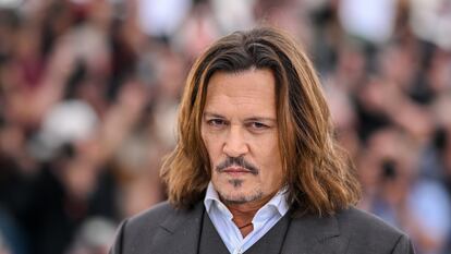 El actor Johnny Depp, el 17 de mayo de 2023 en el festival de Cannes.