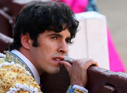 Alejandro Talavante durante una corrida en Las Ventas el 16 de mayo de 2008.