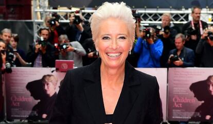 Emma Thompson, durante la premiere de 'El Veredicto' el pasado agosto. 