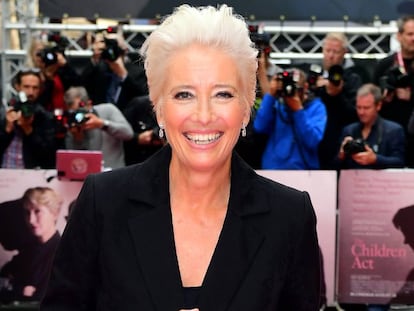 Emma Thompson, durante la premiere de 'El Veredicto' el pasado agosto. 