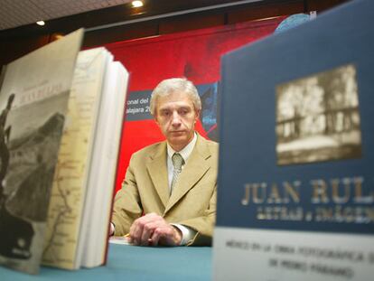 Juan Francisco Rulfo, hijo de Juan Rulfo, en la Feria del Libro de Guadalajara.