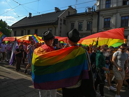 Marcha del Orgullo LGTBI en Cracovia, el pasado 20 de mayo.