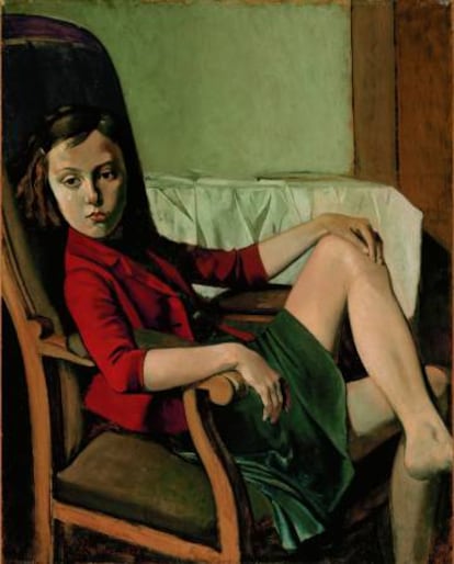 'Thérèse', cuadro de Balthus de 1938.