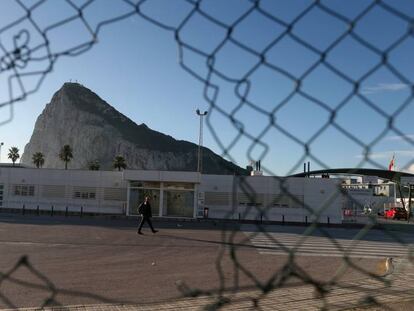 El Peñón de Gibraltar, fotografiado este sábado.