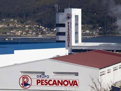The Pescanova plant in central Vigo, in Pontevedra province.
