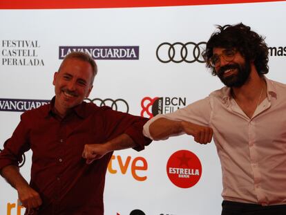 David Ilundain y David Verdaguer, en la inauguración del BCN Film Fest.