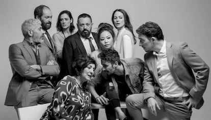 Reparto de 'El jurado', obra que se representará en Cuenca con el arranque de Platea.