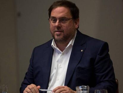 The Catalan deputy premier, Oriol Junqueras.