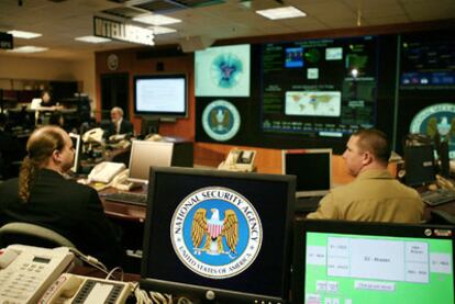 Una sala operativa de la Agencia Nacional de Seguridad, en Fort Meade, Maryland.
