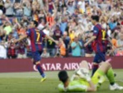 Luis Enrique elogia el davanter canari, suplent de nou, i adverteix que “a Munic no tenim dubtes que patirem”