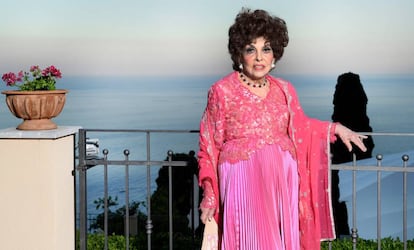 Gina Lollobrigida, en Taormina, Sicilia, el 21 de julio de 2019.