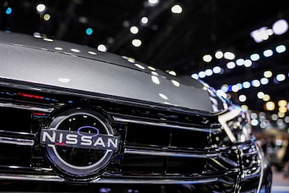 El logotipo de Nissan.
