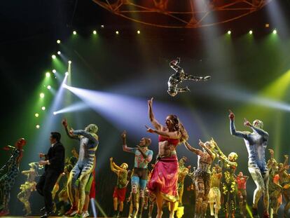 Un momento de Totem, el espectáculo de Cirque du Soleil que llega a Barcelona.