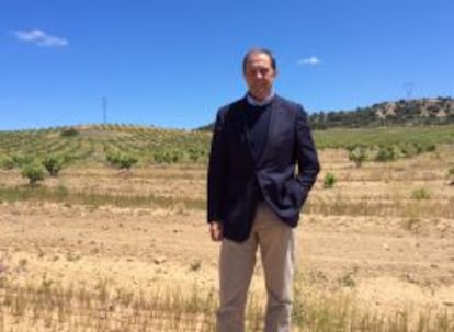 Grant Stein, dueño de la bodega Estancia Piedra.