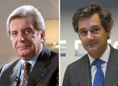 Fulvio Conti (izquierda), consejero delegado de Enel, y José Manuel Entrecanales, presidente de Acciona.