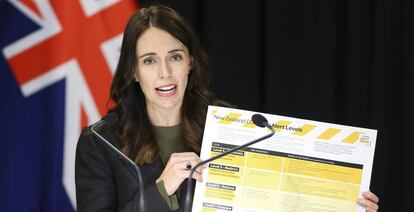 La primera ministra de Nueva Zelanda, Jacinda Ardern.