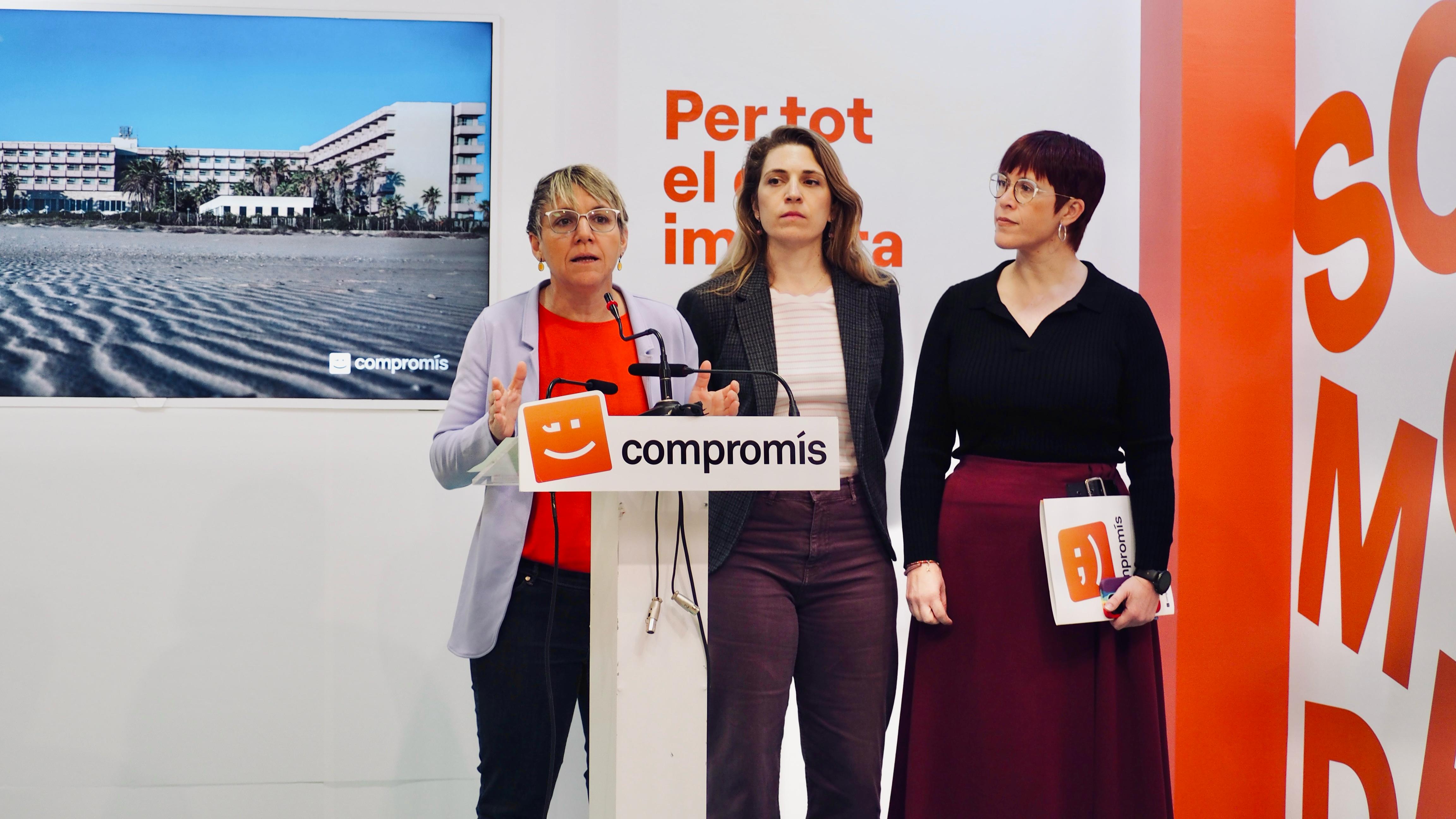 Compromís pide al Gobierno la caducidad de la concesión hotelera en el Sidi Saler y su derribo