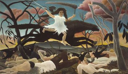 'La Guerre', 1894, de Henri Rousseau.