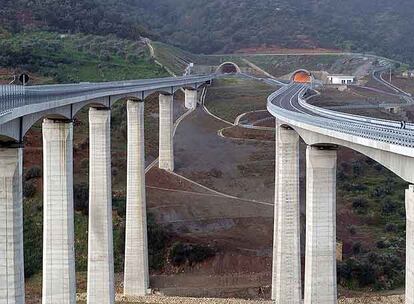 Autopista que conecta Mesina y Palermo, en la isla italiana de Sicilia.