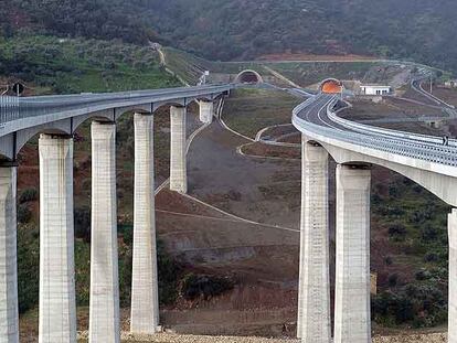 Autopista que conecta Mesina y Palermo, en la isla italiana de Sicilia.